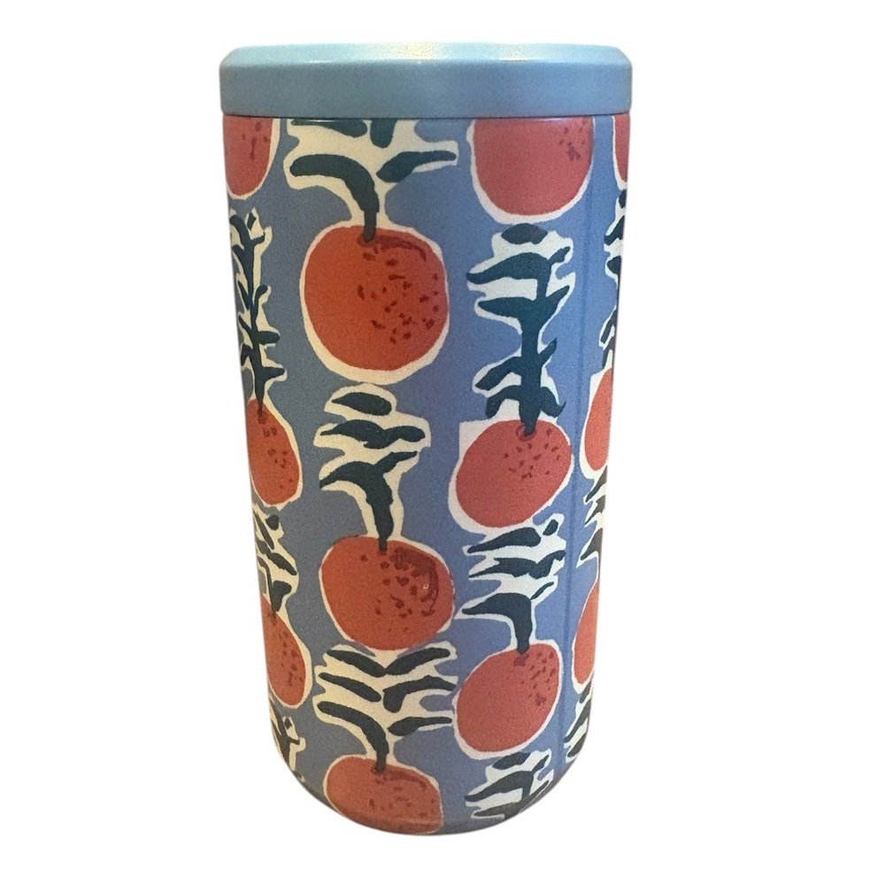 Threshold Blue Orange Design Stainless Steel Tumbler For Slim Can